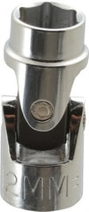 Proto - 3/8" Drive, Standard Hand Socket - 6 Points, 1-3/4" OAL, Alloy Steel, Chrome Finish - Exact Tooling