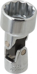 Proto - 7/8", 3/4" Drive, Standard Hand Socket - 12 Points, 2" OAL, Chrome Finish - Exact Tooling