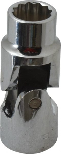 Proto - 9/16", 1/2" Drive, Standard Hand Socket - 12 Points, 2-15/32" OAL, Alloy Steel, Chrome Finish - Exact Tooling