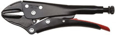 Proto - 9-1/4" OAL Straight Jaw Locking Pliers - 5/8" Jaw Width, 1-21/32" Jaw Depth, 2-23/64" Jaw Opening, Standard Handle - Exact Tooling