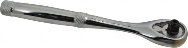 Proto - 3/8" Drive Pear Head Aerospace Ratchet - Chrome Finish, 8-1/2" OAL, 45 Gear Teeth, Standard Head - Exact Tooling