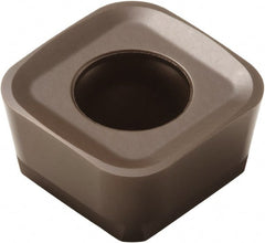 Seco - SCET120630 MD16 Grade T350M Carbide Milling Insert - TiCN/Al2O3 Finish, 1/4" Thick, 1/2" Inscribed Circle, 0.118" Corner Radius - Exact Tooling