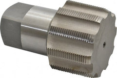 Interstate - 4-8 NPT Thread, 10 Flute Standard Pipe Tap - 7" OAL, 2-3/4" Thread Length, 3" Shank Diam, Bright Finish, Carbon Steel - Exact Tooling