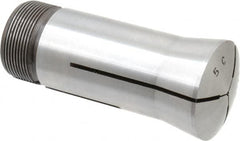 Lyndex - 1/16 Inch 5C Round Collet - 3.27 Inch Overall Length, 1.041-24 Internal Thread Size, Steel, 0.0007 Inch TIR - Exact Tooling