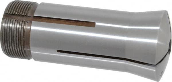 Lyndex - 5/16 Inch 5C Round Collet - 3.27 Inch Overall Length, 1.041-24 Internal Thread Size, Steel, 0.0007 Inch TIR - Exact Tooling