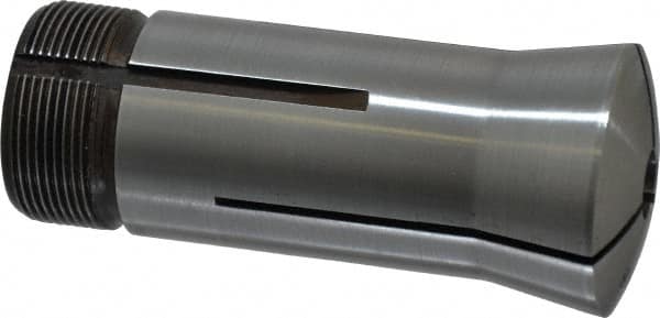 Lyndex - 3/8 Inch 5C Round Collet - 3.27 Inch Overall Length, 1.041-24 Internal Thread Size, Steel, 0.0007 Inch TIR - Exact Tooling