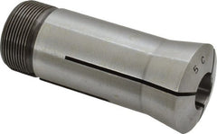 Lyndex - 19/32 Inch 5C Round Collet - 3.27 Inch Overall Length, 1.041-24 Internal Thread Size, Steel, 0.0011 Inch TIR - Exact Tooling