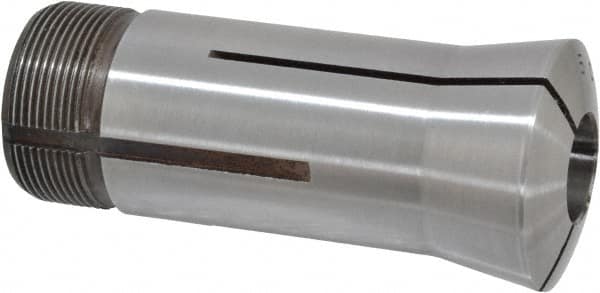 Lyndex - 5/8 Inch 5C Round Collet - 3.27 Inch Overall Length, 1.041-24 Internal Thread Size, Steel, 0.0011 Inch TIR - Exact Tooling