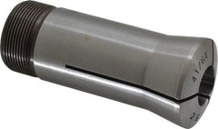 Lyndex - 41/64 Inch 5C Round Collet - 3.27 Inch Overall Length, 1.041-24 Internal Thread Size, Steel, 0.0011 Inch TIR - Exact Tooling