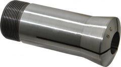 Lyndex - 21/32 Inch 5C Round Collet - 3.27 Inch Overall Length, 1.041-24 Internal Thread Size, Steel, 0.0011 Inch TIR - Exact Tooling