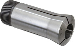 Lyndex - 23/32 Inch 5C Round Collet - 3.27 Inch Overall Length, 1.041-24 Internal Thread Size, Steel, 0.0011 Inch TIR - Exact Tooling