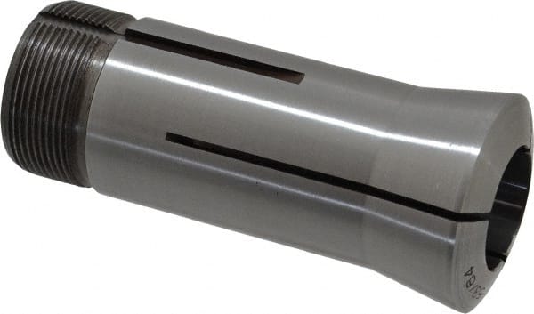 Lyndex - 53/64 Inch 5C Round Collet - 3.27 Inch Overall Length, 1.041-24 Internal Thread Size, Steel, 0.0011 Inch TIR - Exact Tooling