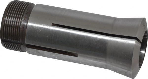 Lyndex - 57/64 Inch 5C Round Collet - 3.27 Inch Overall Length, 1.041-24 Internal Thread Size, Steel, 0.0011 Inch TIR - Exact Tooling