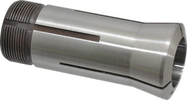 Lyndex - 61/64 Inch 5C Round Collet - 3.27 Inch Overall Length, 1.041-24 Internal Thread Size, Steel, 0.0011 Inch TIR - Exact Tooling