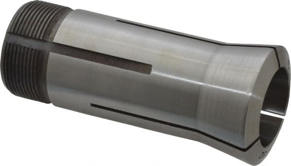 Lyndex - 31/32 Inch 5C Round Collet - 3.27 Inch Overall Length, 1.041-24 Internal Thread Size, Steel, 0.0011 Inch TIR - Exact Tooling