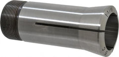 Lyndex - 1-1/16 Inch 5C Round Collet - 3.27 Inch Overall Length, 1.041-24 Internal Thread Size, Steel, 0.0011 Inch TIR - Exact Tooling