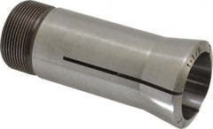 Lyndex - 1-1/8 Inch 5C Round Collet - 3.27 Inch Overall Length, 1.041-24 Internal Thread Size, Steel, 0.0011 Inch TIR - Exact Tooling