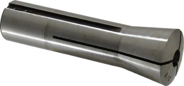 Lyndex - 3/8 Inch Steel R8 Collet - 7/16-20 Drawbar Thread, 0.0007 Inch TIR - Exact Tooling