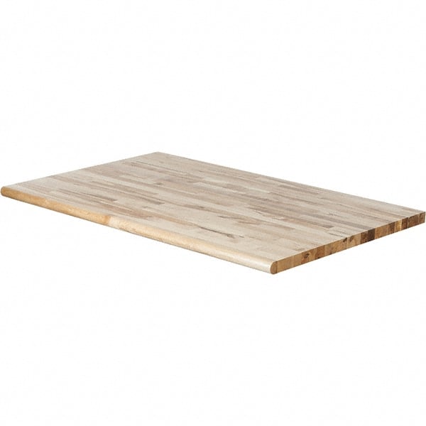 Made in USA - Maple Comfort Edge Workbench & Workstation Work Bench Top - Use with Edsal Workbenches - Exact Tooling