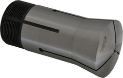 Lyndex - 9/64 Inch 16C Round Collet - 1-11/16 - 20 Internal Thread, M47.50 x 1.75 External Thread, 4.31 Inch Overall Length, 0.0007 Inch TIR - Exact Tooling