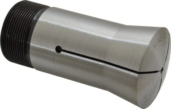 Lyndex - 5/32 Inch 16C Round Collet - 1-11/16 - 20 Internal Thread, M47.50 x 1.75 External Thread, 4.31 Inch Overall Length, 0.0007 Inch TIR - Exact Tooling