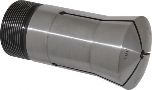 Lyndex - 15/64 Inch 16C Round Collet - 1-11/16 - 20 Internal Thread, M47.50 x 1.75 External Thread, 4.31 Inch Overall Length, 0.0007 Inch TIR - Exact Tooling