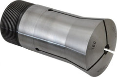 Lyndex - 23/64 Inch 16C Round Collet - 1-11/16 - 20 Internal Thread, M47.50 x 1.75 External Thread, 4.31 Inch Overall Length, 0.0007 Inch TIR - Exact Tooling