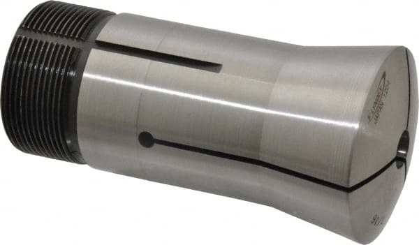Lyndex - 7/16 Inch 16C Round Collet - 1-11/16 - 20 Internal Thread, M47.50 x 1.75 External Thread, 4.31 Inch Overall Length, 0.0011 Inch TIR - Exact Tooling