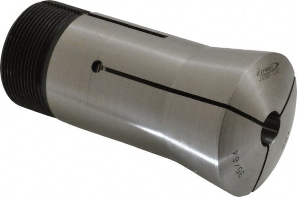 Lyndex - 35/64 Inch 16C Round Collet - 1-11/16 - 20 Internal Thread, M47.50 x 1.75 External Thread, 4.31 Inch Overall Length, 0.0011 Inch TIR - Exact Tooling