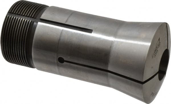 Lyndex - 55/64 Inch 16C Round Collet - 1-11/16 - 20 Internal Thread, M47.50 x 1.75 External Thread, 4.31 Inch Overall Length, 0.0011 Inch TIR - Exact Tooling