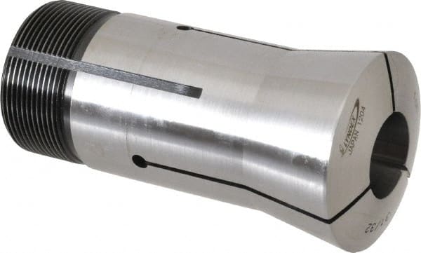 Lyndex - 31/32 Inch 16C Round Collet - 1-11/16 - 20 Internal Thread, M47.50 x 1.75 External Thread, 4.31 Inch Overall Length, 0.0011 Inch TIR - Exact Tooling