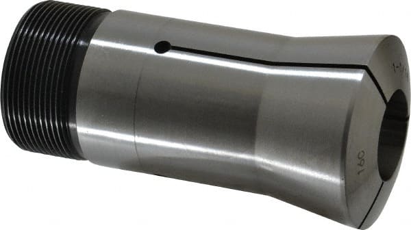 Lyndex - 1-1/16 Inch 16C Round Collet - 1-11/16 - 20 Internal Thread, M47.50 x 1.75 External Thread, 4.31 Inch Overall Length, 0.0011 Inch TIR - Exact Tooling