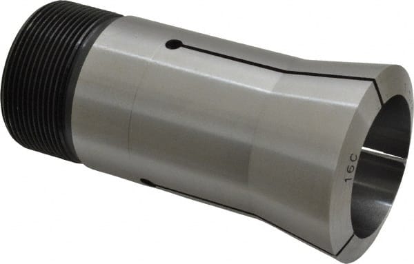 Lyndex - 1-5/8 Inch 16C Round Collet - 1-11/16 - 20 Internal Thread, M47.50 x 1.75 External Thread, 4.31 Inch Overall Length, 0.0011 TIR - Exact Tooling