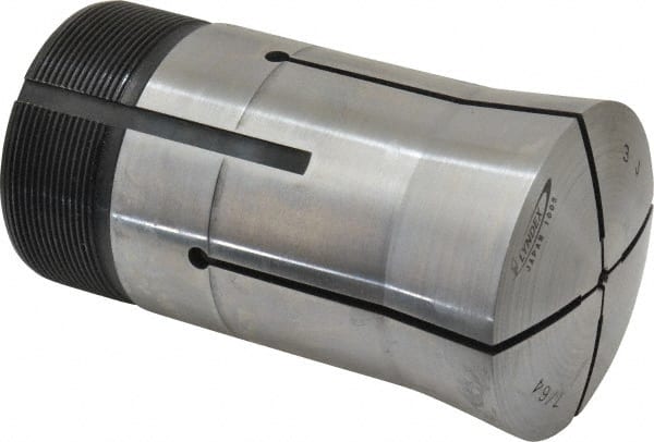 Lyndex - 7/64 Inch Round 3J Collet - 3-3/4 Inch Overall Length, 1.988-20 Inch External Thread - Exact Tooling