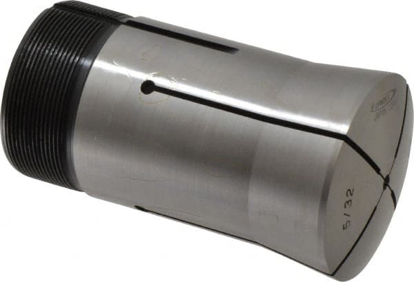 Lyndex - 5/32 Inch Round 3J Collet - 3-3/4 Inch Overall Length, 1.988-20 Inch External Thread - Exact Tooling