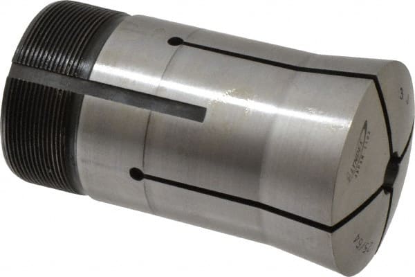 Lyndex - 25/64 Inch Round 3J Collet - 3-3/4 Inch Overall Length, 1.988-20 Inch External Thread - Exact Tooling