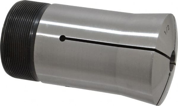 Lyndex - 1/2 Inch Round 3J Collet - 3-3/4 Inch Overall Length, 1.988-20 Inch External Thread - Exact Tooling