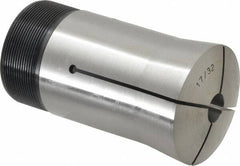 Lyndex - 17/32 Inch Round 3J Collet - 3-3/4 Inch Overall Length, 1.988-20 Inch External Thread - Exact Tooling