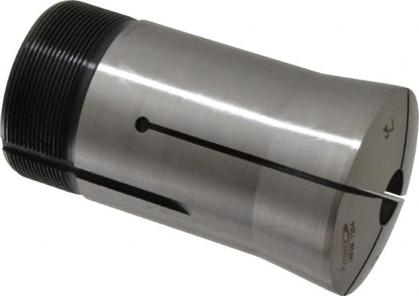Lyndex - 19/32 Inch Round 3J Collet - 3-3/4 Inch Overall Length, 1.988-20 Inch External Thread - Exact Tooling
