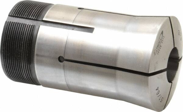 Lyndex - 51/64 Inch Round 3J Collet - 3-3/4 Inch Overall Length, 1.988-20 Inch External Thread - Exact Tooling