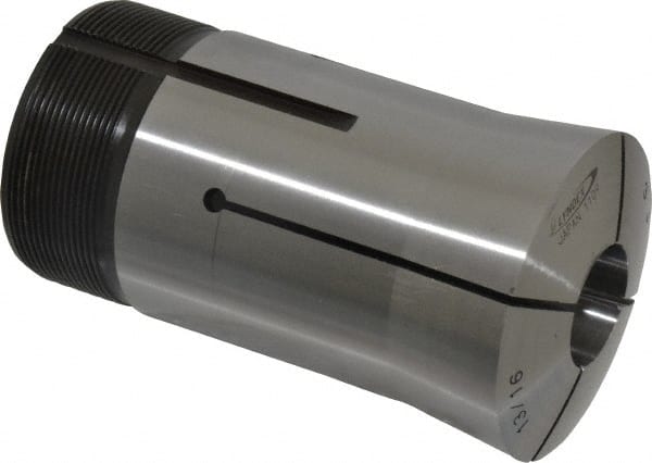 Lyndex - 13/16 Inch Round 3J Collet - 3-3/4 Inch Overall Length, 1.988-20 Inch External Thread - Exact Tooling