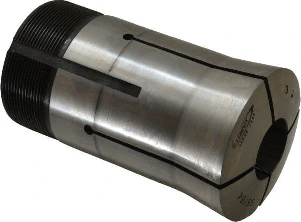 Lyndex - 55/64 Inch Round 3J Collet - 3-3/4 Inch Overall Length, 1.988-20 Inch External Thread - Exact Tooling