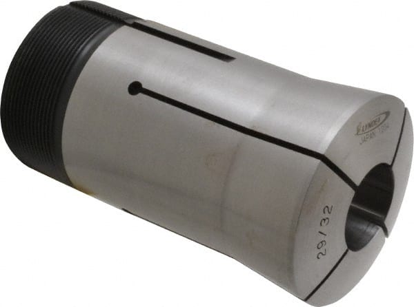 Lyndex - 29/32 Inch Round 3J Collet - 3-3/4 Inch Overall Length, 1.988-20 Inch External Thread - Exact Tooling
