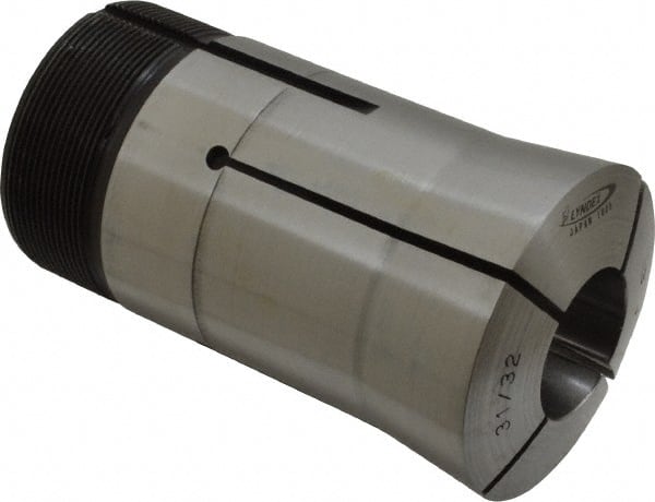 Lyndex - 31/32 Inch Round 3J Collet - 3-3/4 Inch Overall Length, 1.988-20 Inch External Thread - Exact Tooling