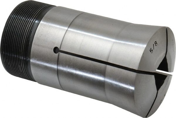 Lyndex - 5/8 Inch Square 3J Collet - 3-3/4 Inch Overall Length, 1.988-20 Inch External Thread - Exact Tooling