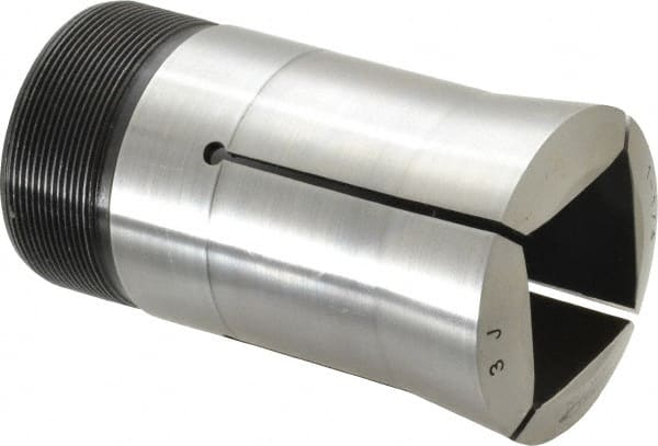 Lyndex - 1-1/4 Inch Square 3J Collet - 3-3/4 Inch Overall Length, 1.988-20 Inch External Thread - Exact Tooling
