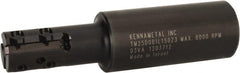 Kennametal - 0.81" Cut Diam, 1-1/2" Max Depth of Cut, 1" Shank Diam, Internal/External Indexable Thread Mill - Insert Style TM25.., 3 Inserts, Toolholder Style TM, 3.9" OAL - Exact Tooling