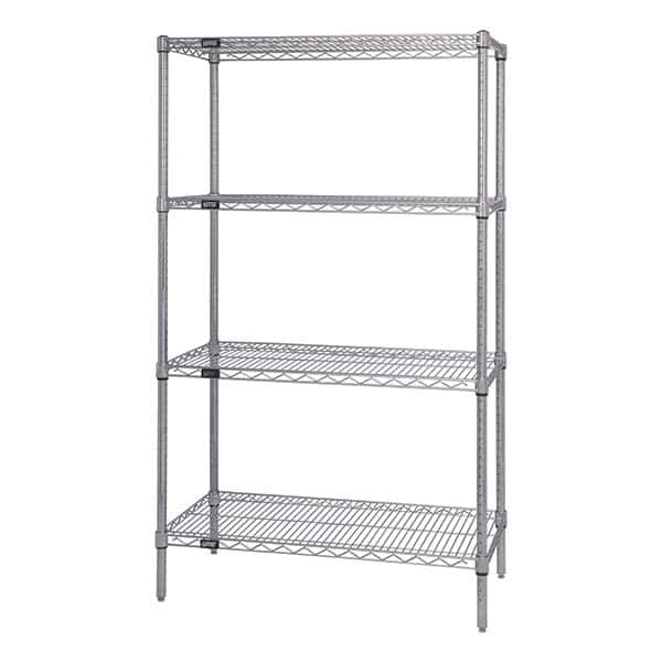 Quantum Storage - Wire Shelving Type: Wire Shelving - Starter Unit Starter or Add-On: Starter - Exact Tooling