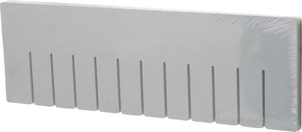 Quantum Storage - 17.4" Wide x 6" High, Gray Bin Divider - Use with DG93060 - Exact Tooling