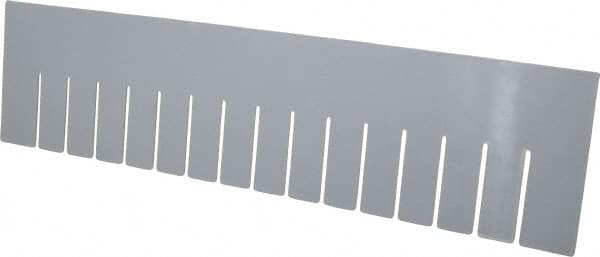 Quantum Storage - 22.4" Wide x 6" High, Gray Bin Divider - Use with DG93060 - Exact Tooling